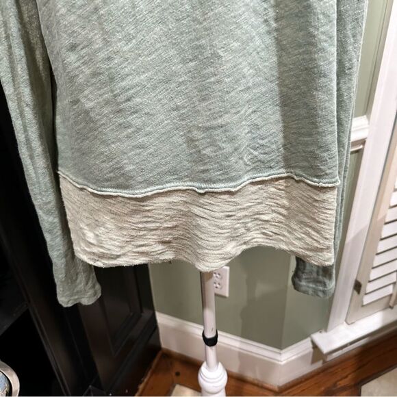 Free People Beach Moss Green Cowl Neck Pullover Size XS/S - Picture 7 of 11